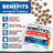 Probiotics for Dogs and Digestive Enzymes 170 Dog Probiotics Chews Pet Fiber